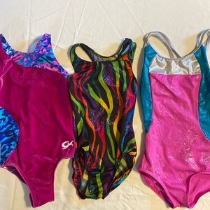 Girls Medium leotards- Lot of 3